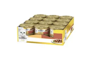 Gourmet Gold Fijne Hapjes - Kattenvoer Natvoer - Kalkoen &amp; Eend - 24 x 85 g
