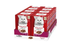 Gourmet Mon Petit Intense - Kattenvoer Natvoer - Vlees - 48 x 50 g