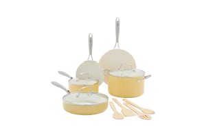 GreenLife Artisan Pannenset 12-delig Geel