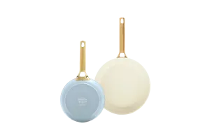 GreenPan Padova Reserve 20 + 26 cm koekenpannenset Light Blue