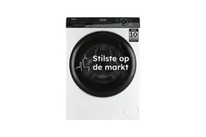 Haier HW90-B14939 -De stilste wasmachine op de markt - 9kg - A- Stoombehandeling - Antibacteriele Behandeling (ABT) - 16 programma's- 10 jaar garantie op onderdelen