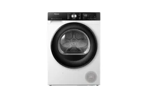 Hisense 3S Serie DH3S802BW2 - Wasdroger met Energielabel D - Warmtepompdroger - 8kg - ConnectLife - Trommelverlichting - AutoDry - Allergy Care