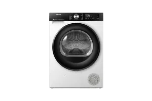 Hisense 3S Serie DH3S802BW3 - Wasdroger met A+++ Energielabel - Warmtepompdroger - 8kg - ConnectLife - Trommelverlichting - AutoDry - Allergy Care