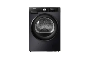 Hisense 3S Serie DH3S902BB3 - Zwarte Wasdroger met A+++ Energielabel - Warmtepompdroger - 9kg - ConnectLife - Trommelverlichting - AutoDry - Quick Dry - Allergy Care