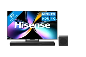 Hisense 55&quot; ULED Mini-led U79Q PRO (2025) + Hisense AX3120Q
