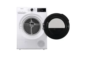 Hisense DH3V903UW/BLX Warmtepomp droger 9kg, 65dB, Energieklasse: A++,
