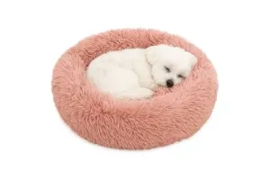 Hondenmand - Donut Hondenmand - Kattenmand Oudroze - 55 cm - Extra zacht &amp; luxe voor hond of kat - Flamingo Mand Pacha