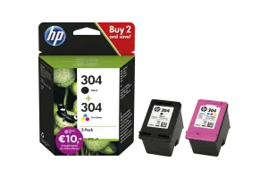 HP 304 Cartridges Combo Pack