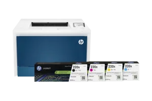 HP Color LaserJet Pro MFP 4202dw + 1 set extra XL toners