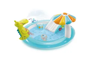 Intex - Gator Play Center Opblaaszwembad met glijbaan - 201 x 170 x 84 cm Intex - Gator Play Center Opblaaszwembad met glijbaan - 201 x 170 x 84 cm