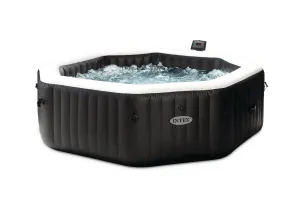 Intex PureSpa Onyx Black Octagon Jet &amp; Bubble Deluxe 6 persoons (220-240Volt)