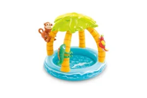 Intex Tropical Island Baby Pool - Opblaaszwembad - Ø 102 x 86 cm