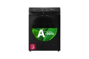 Inventum VWM1010B - Wasmachine - 10kg - 14 programma's - 1400 toeren - Energieklasse A-30% - Steam Clean - Stil: 72 dB - Zwart