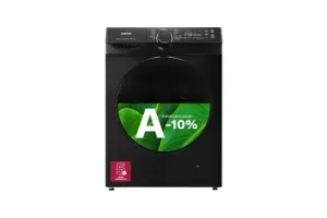 Inventum VWM8010B - Wasmachine - 8kg - 14 programma's - 1400 toeren - Energieklasse A-10% - Steam Clean - Stil: 72 dB - Zwart
