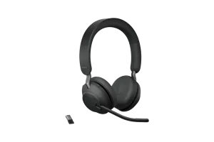 Jabra Evolve2 65 Link380a MS Stereo Stand Black