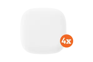 Jalo Kupu Rookmelder Wit (10 jaar) 4-Pack