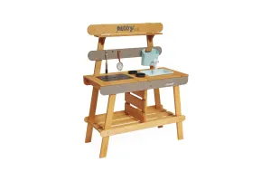 Janod - Muddy Lab - Houten Speelkeuken Voor Buiten - Buitenkeuken - Gemaakt Van FSC™-Gecertificeerd Hout - Geschikt Vanaf 3 Jaar