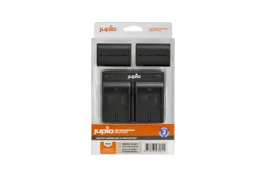 Jupio Kit: 2x Battery LP-E6NH + USB Dual Charger