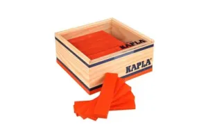 KAPLA - KAPLA Kleur - Constructiespeelgoed - Oranje - 40 Plankjes