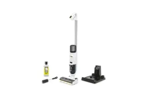 Karcher FCV 2 vloerreiniger met zuigfunctie - 3-in-1 Xtra!Clean - Looptijd accu: 25 min - Oppervlakteprestatie 110 m2 - Schoonwatertank 800 ml - Vuilwatertank 425 ml