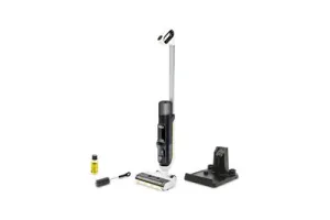 Karcher FCV 3 vloerreiniger met zuigfunctie - 3-in-1 Xtra!Clean - Looptijd accu: 30 min - Oppervlakteprestatie 130 m2 - Schoonwatertank 800 ml - Vuilwatertank 425 ml
