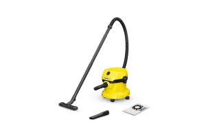 Karcher WD 2 Plus V-12/4/18 Nat-en Droogzuiger - 1000 W - 12 liter - Schuimfilter