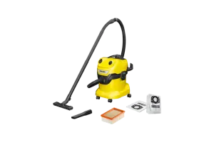 Karcher WD 4 V-20/5/22 + Karcher Stofzuigerzak voor WD 4/5/6 (4x)