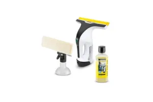 Karcher Window Vac WV 6 Plus D500 ruitenreiniger - 500 ml ruitenreinigingsconcentraat - Accu: 100 min - Sproeiflacon met microvezeldoek - Siliconen strip - 300m2 per acculading