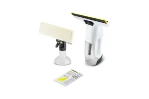 Karcher WV 6 Plus Ruitenreiniger - Siliconen zuigstrip - LED display - Looptijd 100 min. - Werkbreedte 280 mm - Incl. sproeiflacon, microvezeldoek, reinigingsmiddelconcentraat