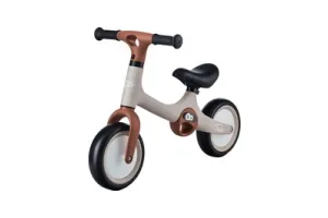 Kinderkraft TOVE - Loopfiets - Lichtgewicht (2 kg) met draaggrepen - Verstelbaar zadel (31-34,5 cm) - Niet-punctie EVA wielen - Antislip handvatten - Compact en gemakkelijk opvouwbaar - Geschikt voor kinderen tot 25 kg - Beige