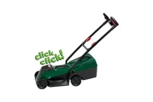 Klein Toys Bosch tuin grasmaaier deluxe - incl. bijpassend geluid en verwijderbare gras opvangbak - groen