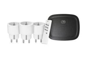 KlikAanKlikuit Stekkers met afstandsbediening 3-Pack + Bridge