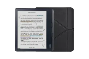 Kobo Libra Colour Zwart + BlueBuilt Book Case Zwart