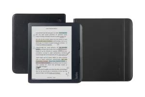 Kobo Libra Colour Zwart + Notebook Sleep Cover Zwart