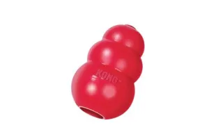 KONG Classic - Snackbal Honden Speelgoed - Rubber - 7.6 cm - Rood - Maat S