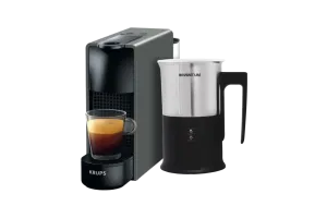 Krups Nespresso Essenza Mini XN110B Grijs + Melkopschuimer