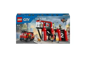 LEGO City Brandweerkazerne en brandweerauto - 60414