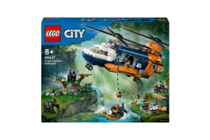 LEGO City Jungleonderzoekers: helikopter bij de basis set 60437