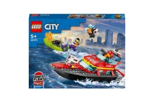LEGO City Reddingsboot Brand Speelgoed voor Kinderen - 60373