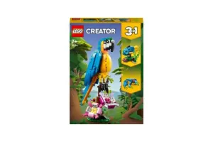 LEGO Creator 3in1 Exotische Papegaai - Kikker - Vis Dieren Speelgoed Set voor Kinderen - 31136