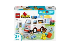 LEGO DUPLO Ambulance met chauffeur voor fantasiespel - 10447