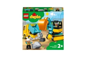 LEGO DUPLO Truck &amp; Graafmachine met rupsbanden - 10931