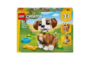 LEGO(R) Creator 3in1 Schattige dieren: Speelse Puppy - Dierenset - Bouw Om tot Eekhoorn of Eend - 31382
