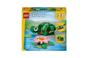 LEGO(R) Creator 3in1 Schildpad met Waterlelie - Speelgoedmodel - Bouw Om tot Kameleon of Kikker - 31377