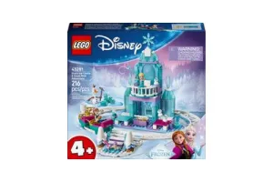 LEGO(R) | Disney Frozen Elsa's IJskasteel en Sneeuwrit - Bouwset met Spoor en Kasteel - Figuren van Elsa en Anna - Doen Alsof - Fantasierijk Cadeau voor Kinderen Vanaf 4 jaar - 43281