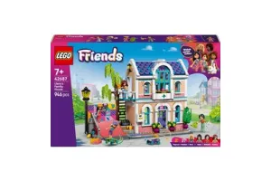 LEGO(R) Friends Lianns Huis Bouwspeelgoed - Poppenhuis met 4 Minipoppetjes, Gekko en Axolotl - Keuken, Slaapkamer, Balkon, Tuin, Skatebaan - Cadeau voor Meisjes, Jongens en Kinderen Vanaf 7 Jaar - 42687