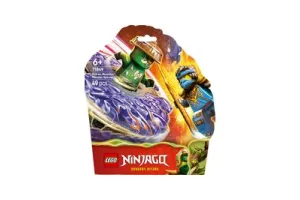 LEGO(R) NINJAGO(R) Nya vs. Mutatiemonster in Spinner - Actiespeelgoed - Speelset met 2 Minifiguren en Spinner - NINJAGO Bouwset voor Kinderen Vanaf 6 Jaar - Klein Cadeautje - 71849