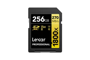 Lexar Professional SDXC 1800x GOLD 256GB 270MB/s