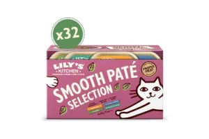 Lily's Kitchen Selectie Patés - Kattenvoer Natvoer - Lam Kalkoen Eend Kip &amp; Wild - 32 x 85 g