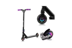 Lionelo Whizz - Step - 110mm - T-Bar - 100KG - voor Jongens en Meisjes - Steel rem - Kinderstepjes